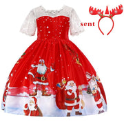 Girls Princess Christmas Dress Formal Wear